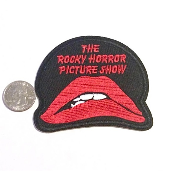 Handmade Rocky Horror Picture Show Franknfurter Earrings with Pin & Patch Set - Picture 5 of 6